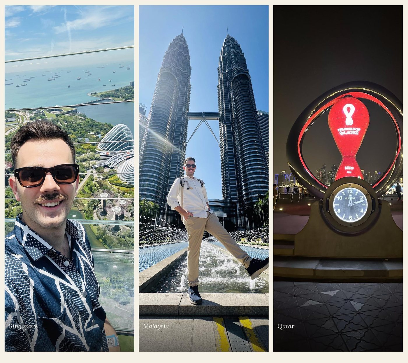 Singapore, Malaysia and Qatar