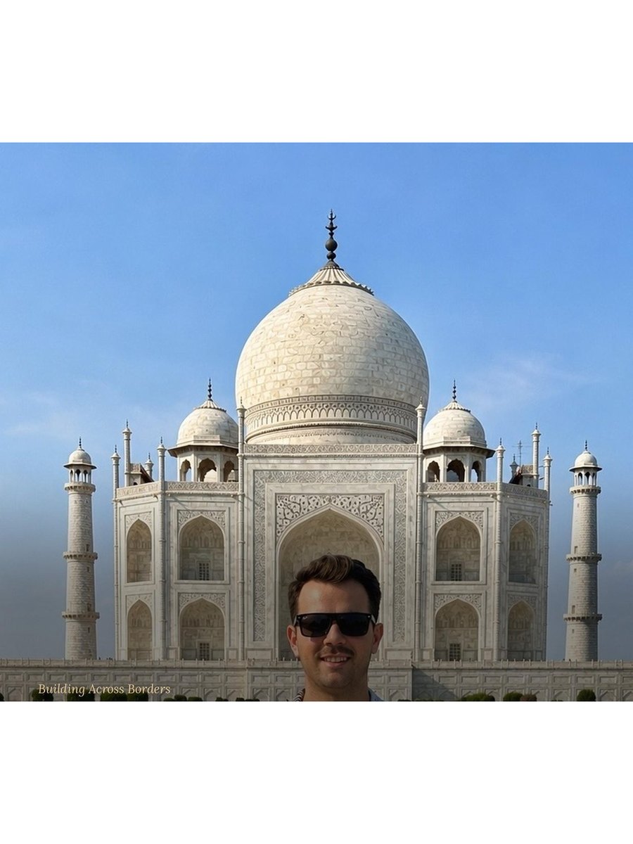 Tunahan at the Taj Mahal, India